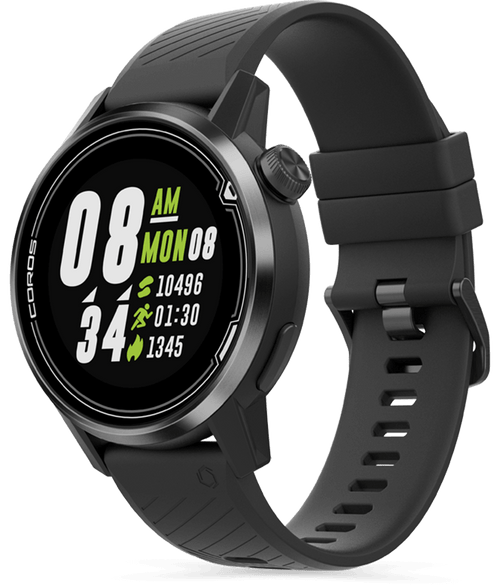 Coros APEX Premium Multisport Black Gray Watch 42mm with Heart Rate Monitor