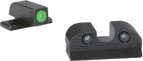 Sig Sauer X-RAY3 Day/Night Sight Set, #6 Green Front / #6 Rear, Round Notch
