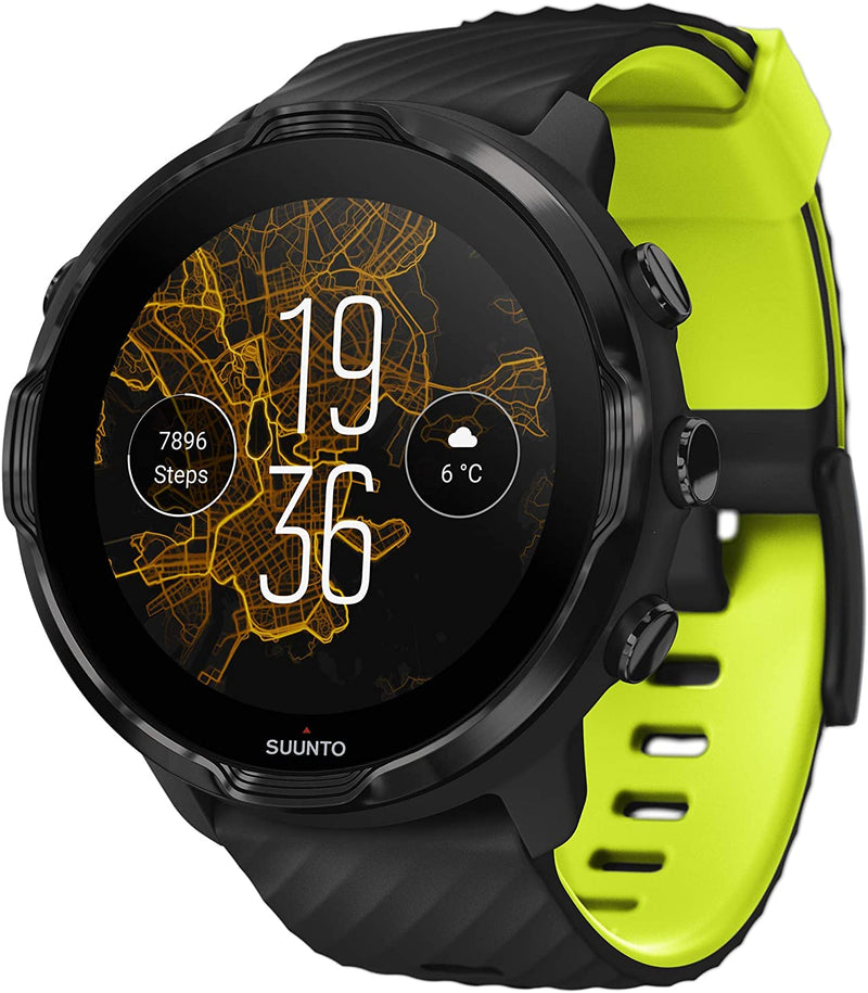 SUUNTO 7 Black Lime GPS Smartwatch With Versatile Sports Experience
