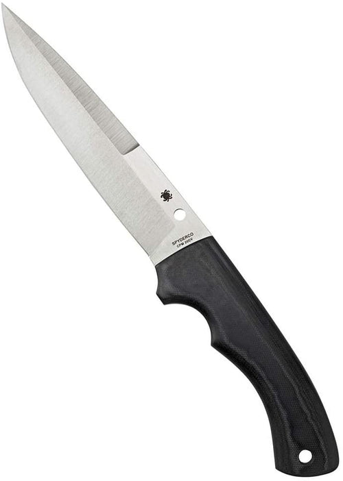 Spyderco FB39GP Sustain G-10 Black Handle PlainEdge Fixed Blade Knife