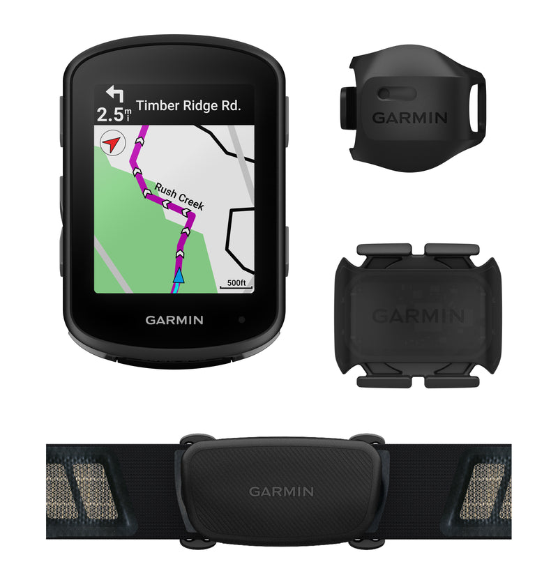 Garmin Edge 540 Series GPS Cycling Computer, Button Controls, Advanced Navigation with Wearable4U Power Bank Bundle