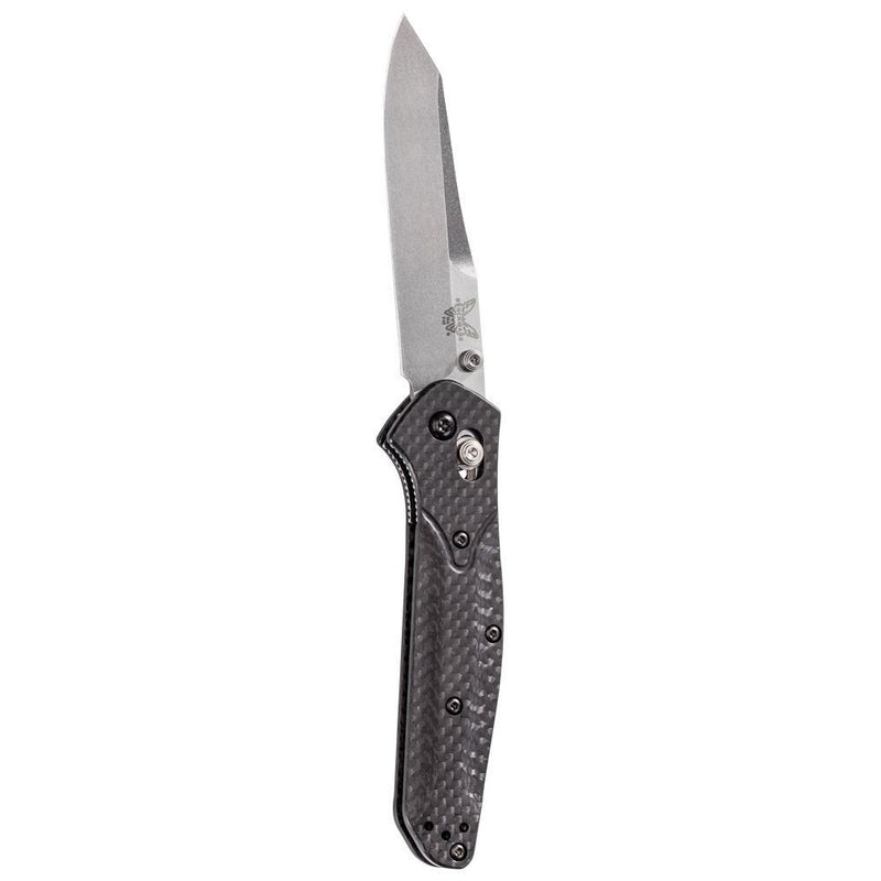 Benchmade 940-1 Plain Edge Reverse Tanto, Carbon Fiber Handle Knife