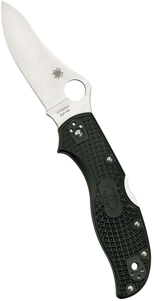 Spyderco C90PGRE2 Stretch 2 FRN British Racing Green ZDP-189 PlainEdge Folding Knife