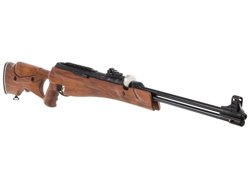 Hatsan Proxima Walnut Air Rifle with 100x Paper Targets and Lead Pellets Bundle