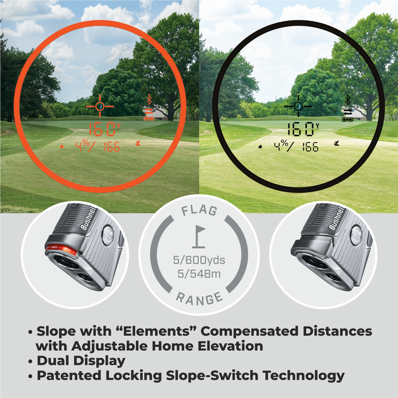 Bushnell Pro X3 Laser Golf Rangefinder with Wearable4U Bundle