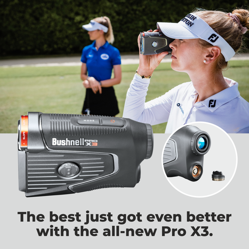 Bushnell Pro X3 Laser Golf Rangefinder with Wearable4U Bundle