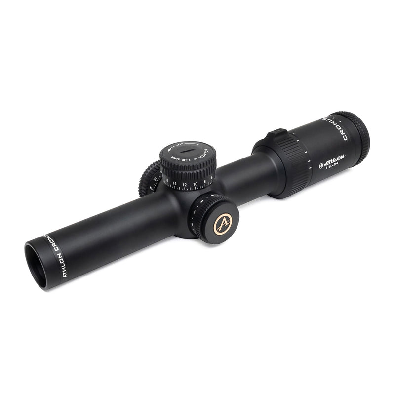 Athlon Optics Cronus 1-6x24, Direct Dial, 24mm, ATSR2 SFP IR MOA Reticle with included Extra Battery CR2032 and Wearable4U Lens Cleaning Pen and Lens Cleaning Cloth Bundle