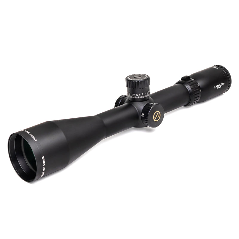 Athlon Optics Midas TAC 5-25x56 Direct Dial Elevation and Capped Windage Turrets, Side Focus, 34mm Riflescope