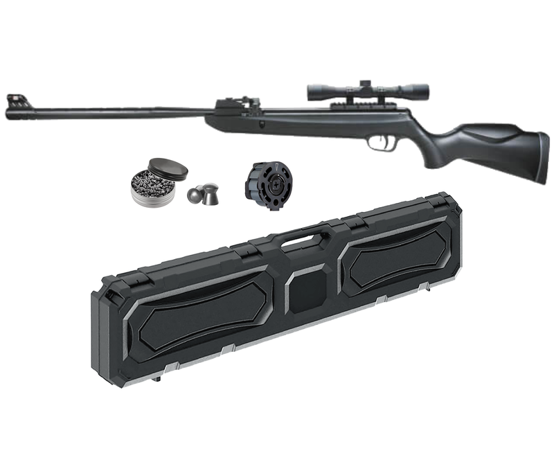 Umarex Emerge .22 Caliber Break Barrel Gas Piston Air Rifle (2251386) with Included Wearable4U Bundle