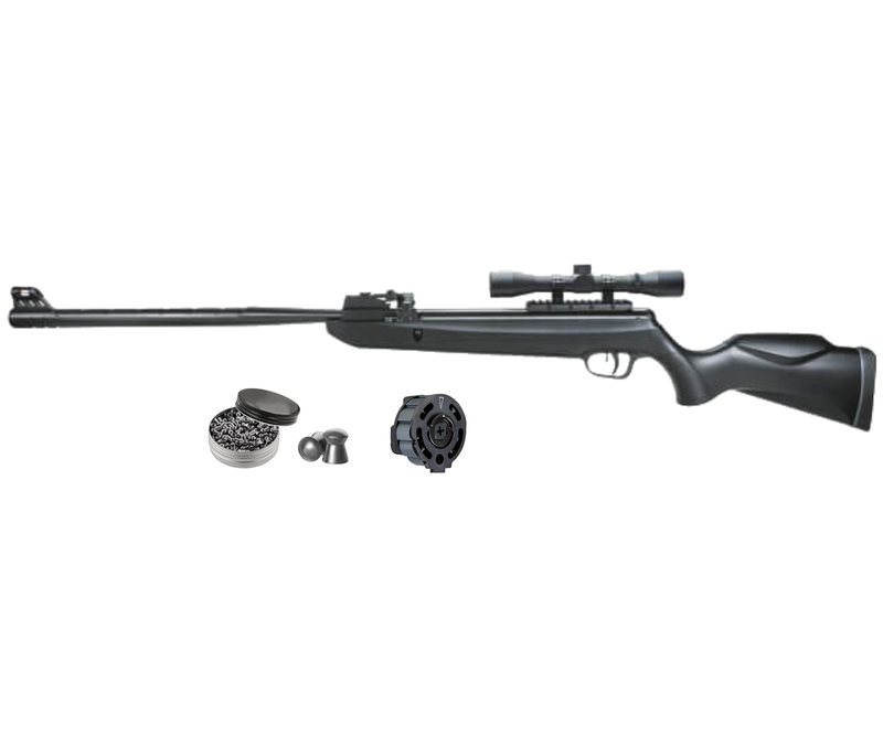 Umarex Emerge .22 Caliber Break Barrel Gas Piston Air Rifle (2251386) with Included Wearable4U Bundle