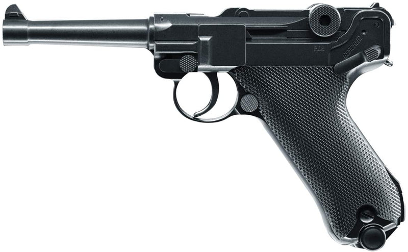 Umarex Legends Luger P.08 .177 Air Pistol with included 5x 12g CO2 Tanks and 1500 Steel BBs Bundle