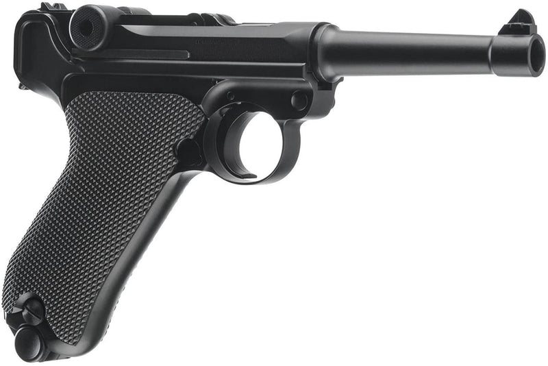 Umarex Legends Luger P.08 .177 Air Pistol with included 5x 12g CO2 Tanks and 1500 Steel BBs Bundle