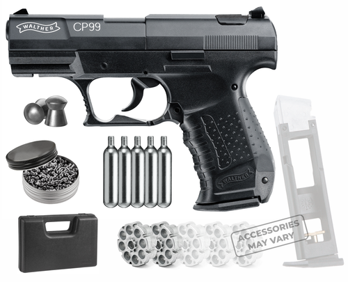 Walther CP99 .177 Caliber Pellet Gun Air Pistol, Walther CP99 Air Pistol with Wearable4U  Bundle