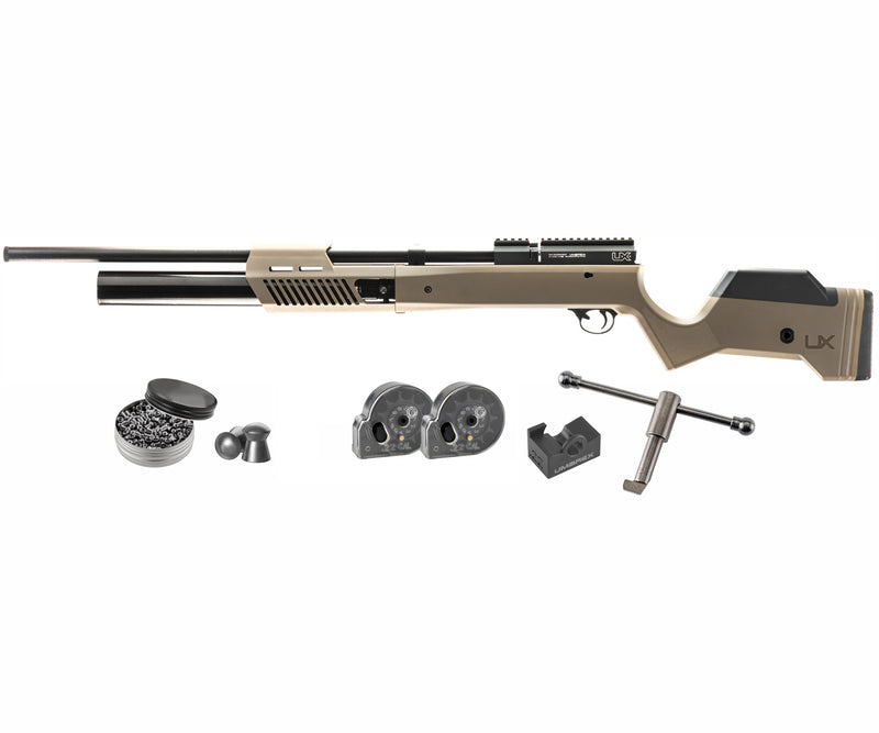 Umarex 2254825 Gauntlet 2 PCP Pellet Gun .22 Caliber Bolt-Action Air Rifle with Wearable4U Bundle