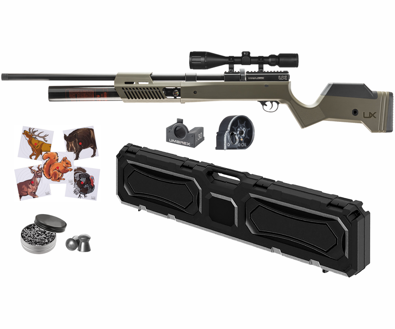 Umarex Gauntlet 2 30 - .30 cal PCP Air Rifle (2254829) with Wearable4U Bundle