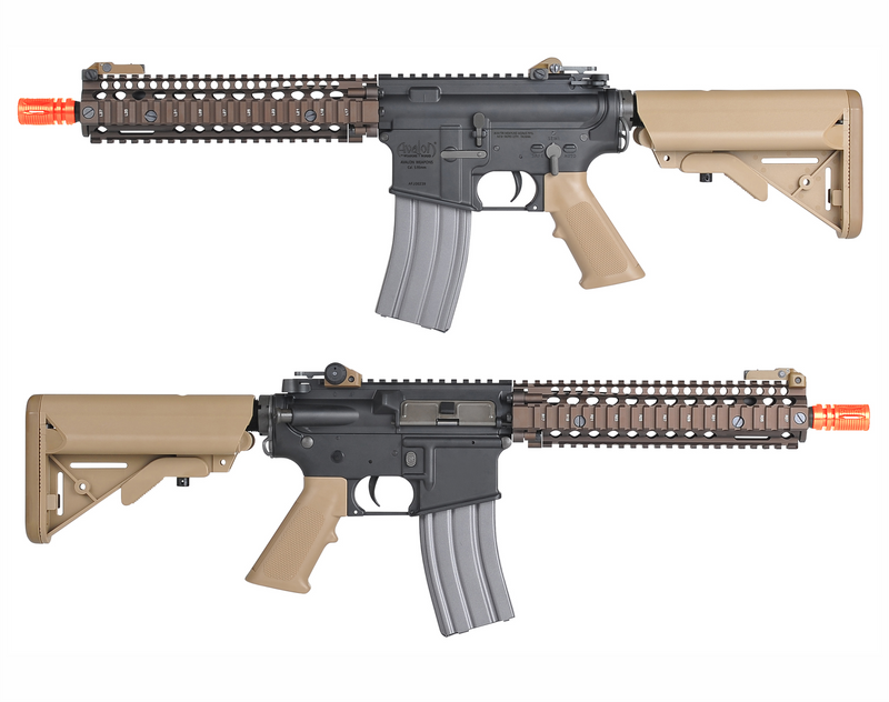 Umarex MK18 Avalon Black/Tan Airsoft Rifle Gun with Wearable4U Bundle