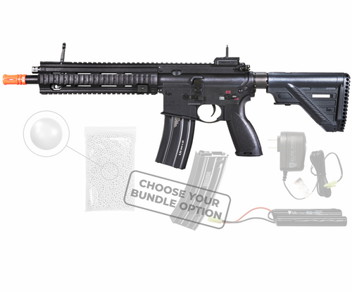 Umarex HK 416 A5 Comp AEG BB Black Airsoft Rifle (2275056) with Wearable4U Bundle