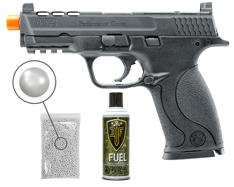 Umarex S&W M&P 9 GBB(VFC) Green Gas Airsoft Pistol with Wearable4U Bundle