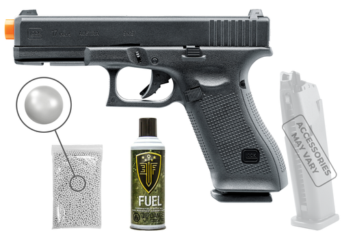 Umarex Glock Gen5 G17 GBB (VFC) Airsoft Pistol GGas BBs Blowback Air Soft Gun with Wearable4U Bundle