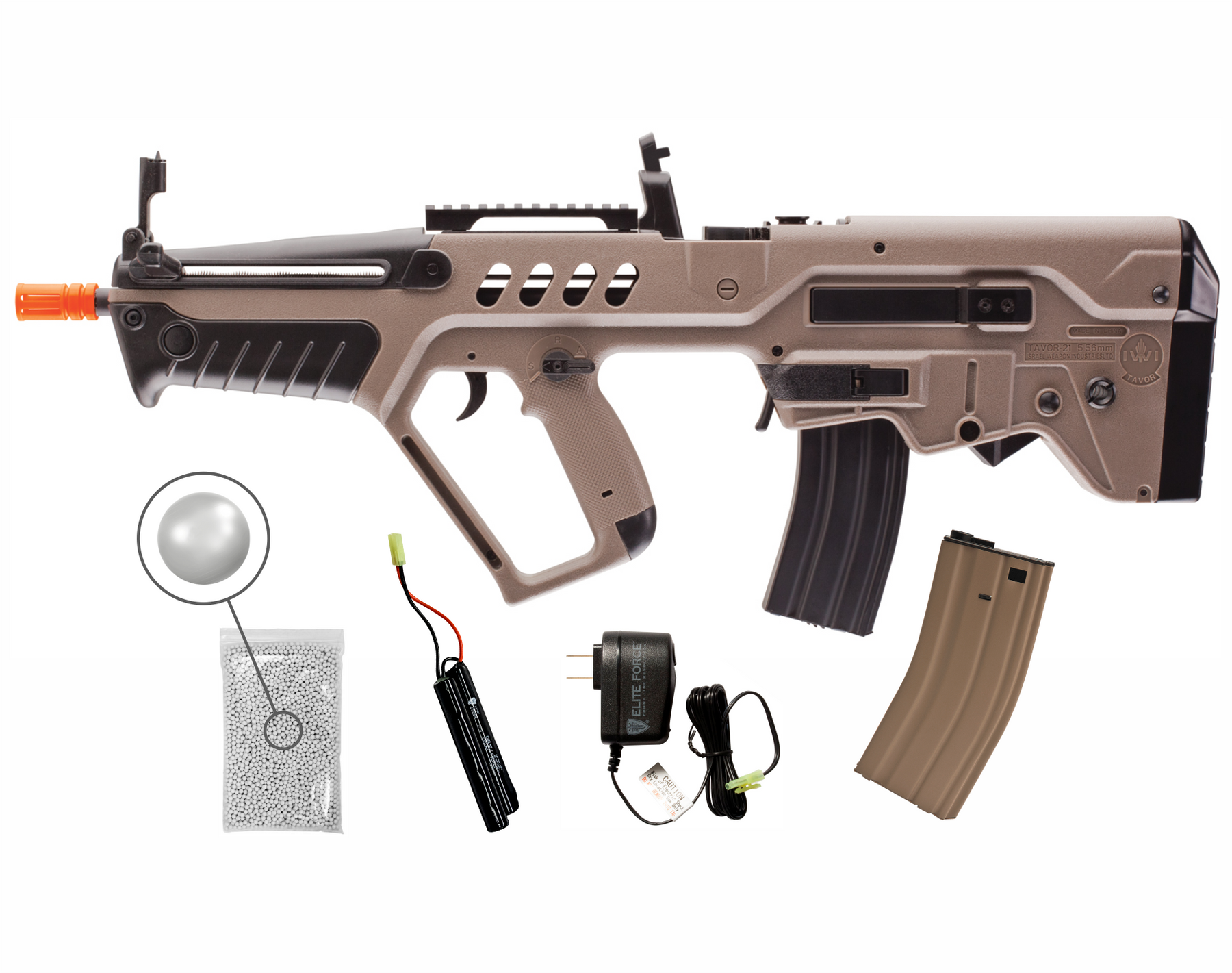 Umarex Elite Force IWI Tavor 21 (Competition Series) AEG 6mm BB Rifle –  Sports and Gadgets