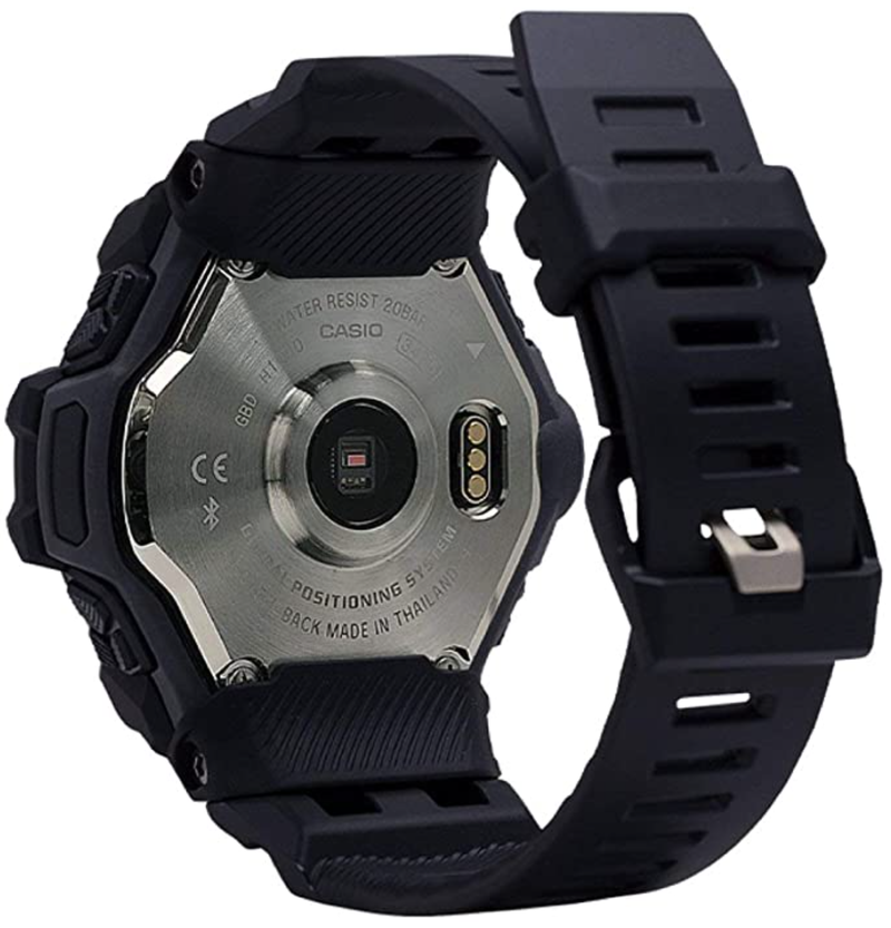 Casio G-Shock Move Digital Black Sport Watch GBD-H1000-1CR with Wearable4U Power Pack Bundle