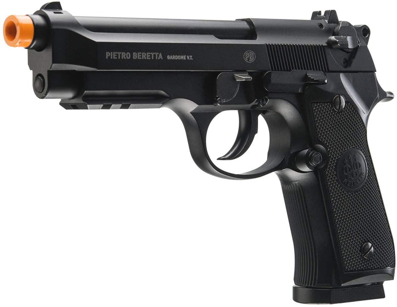 Umarex Beretta M92 A1 CO2 Blowback Auto/Semi CO2 6mm Airsoft Pistol with Included Extra Extended 42rd Mag and CO2 12 Gram (5 Pack) and Pack of 1000ct BBs Bundle