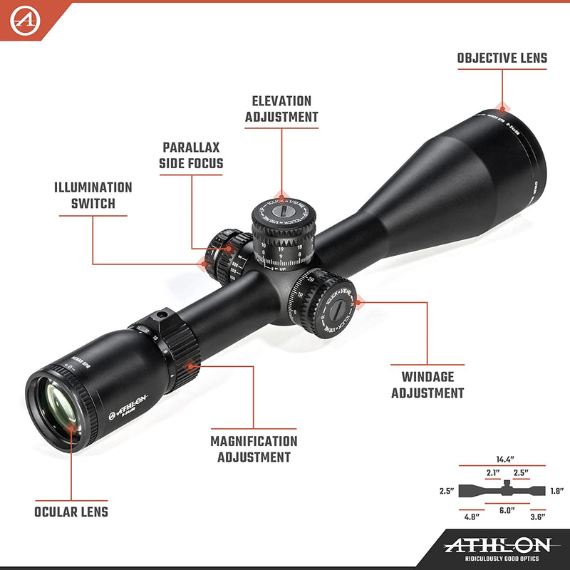 Athlon Optics Heras SPR 6-24x56 APRS9 FFP IR MIL Riflescope (214513)