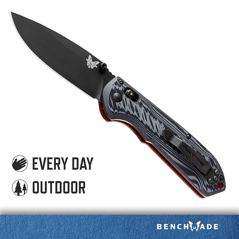 Benchmade - Freek 560-1, EDC Folding Knife, Drop-Point Blade, Manual Open, Axis Locking Mechanism, Made in USA