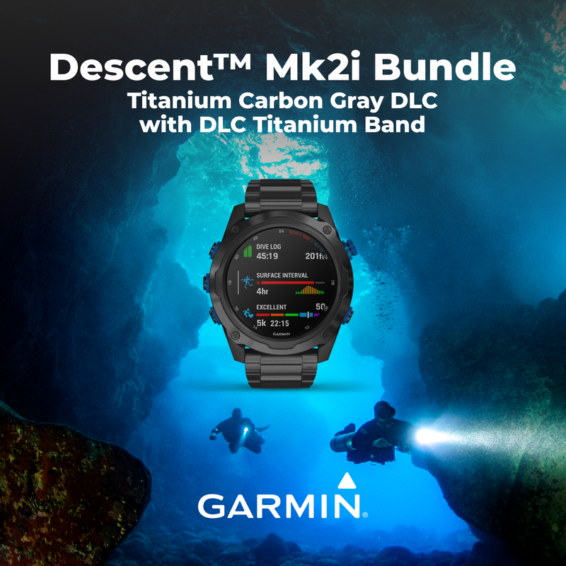 Garmin Descent Mk2i Descent T1 Bundle with Dive Computer and Power Pack Bundle