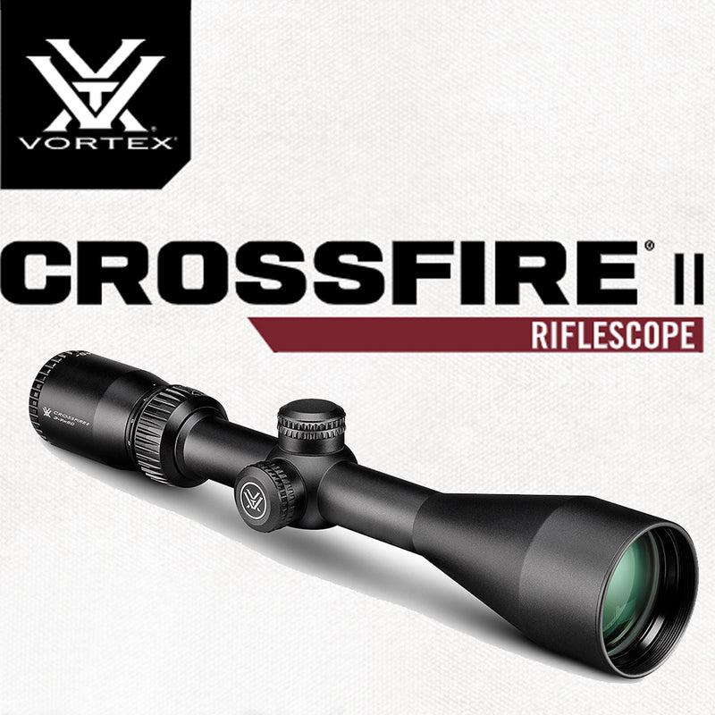 Vortex Optics Crossfire II 3-9x50 Second Focal Plane Straight-Wall BDC MOA Riflescope