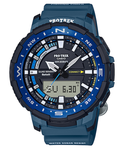 Casio Men's Pro Trek Quartz Sport Watch with Resin Strap Blue Watch