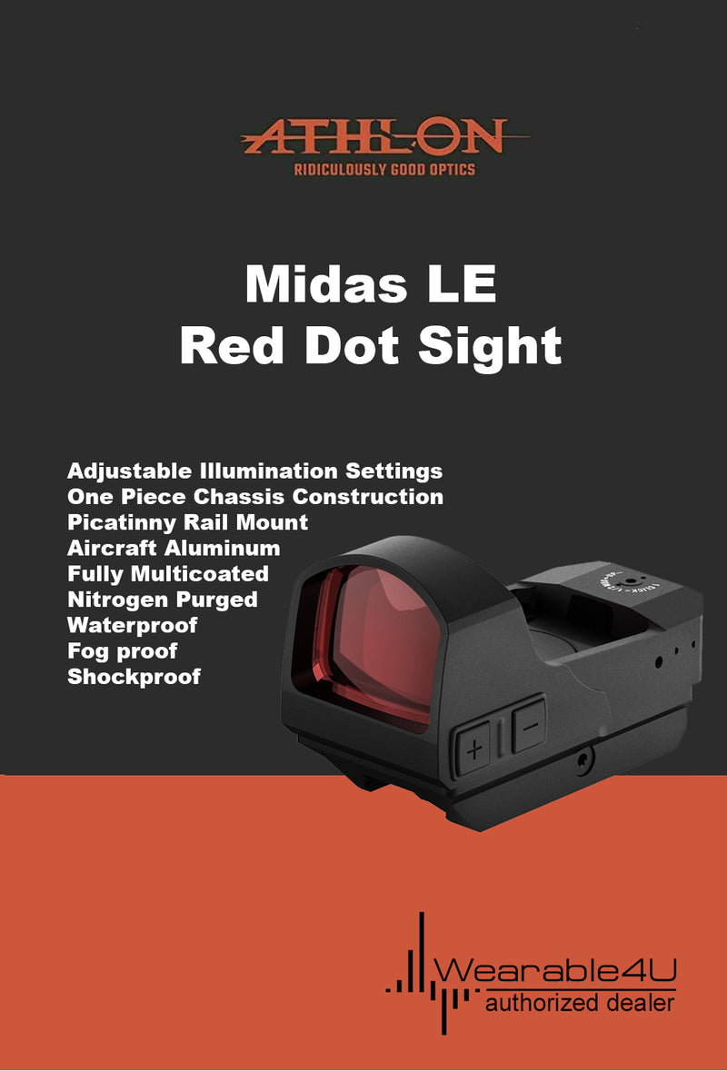 Athlon Midas LE Red Dot Sight with Wearable4U Lens Cleaning Pen Bundle