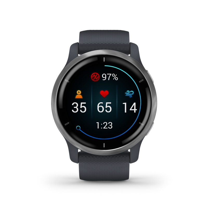Garmin Venu 2 GPS Sport Fitness Smartwatch, AMOLED display, Music Watch