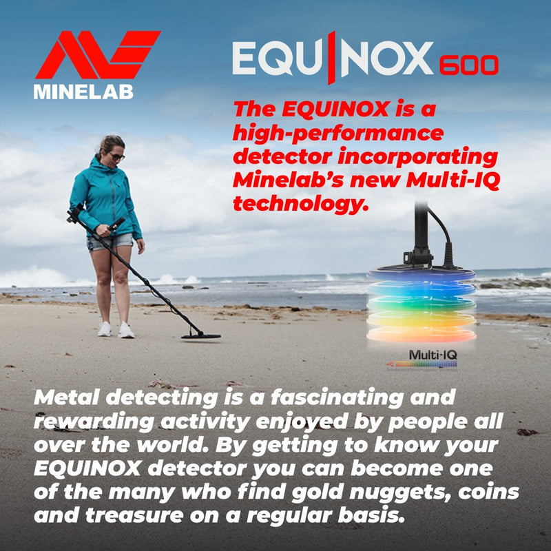 Minelab EQUINOX 600 Multi-Purpose Metal Detector