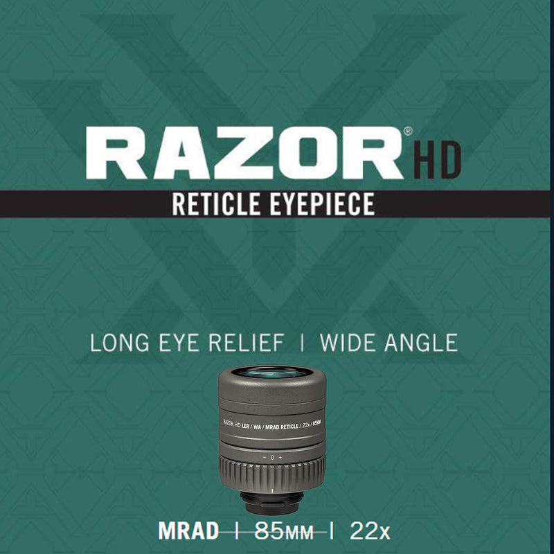 Vortex Optics RS-85REM Razor HD Reticle Eyepiece Ranging (MRAD) Reticle