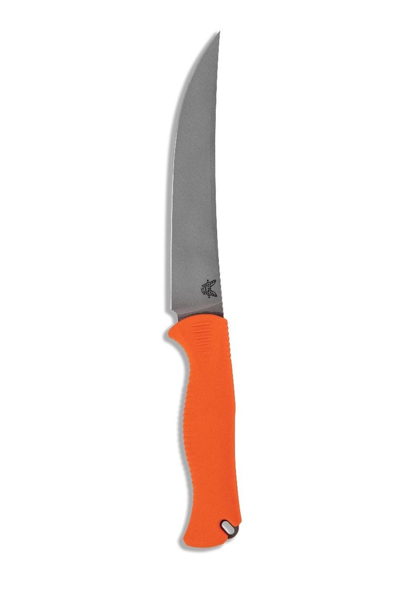 Benchmade 15500 Meatcrafter Orange 6.08'' SelectEdge Fixed Blade Knife