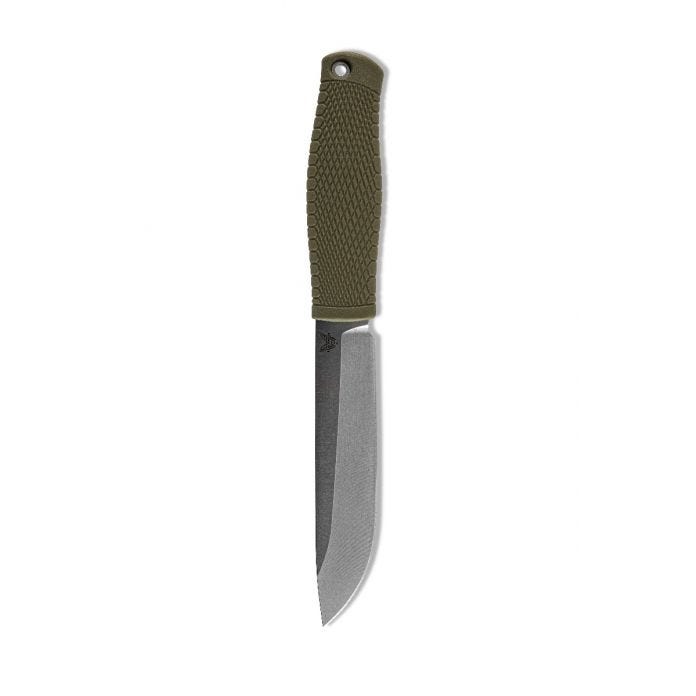 Benchmade 202 Leuku Ranger Green 5.19" CPM-3V (60-62) Fixed Blade Knife