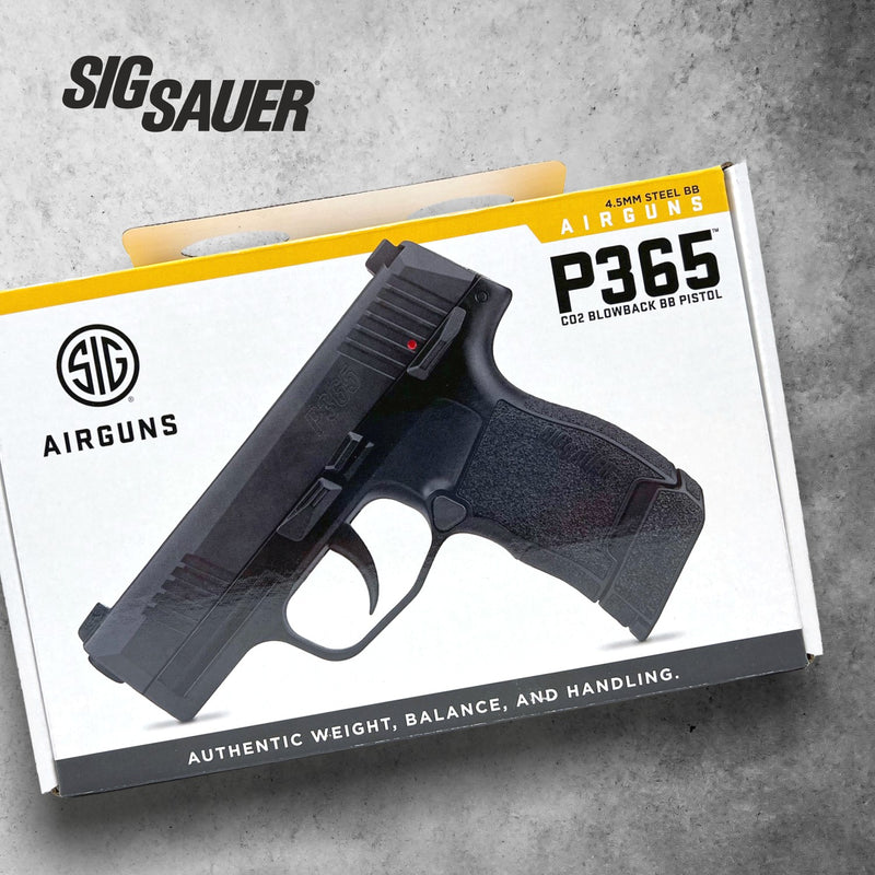 Sig Sauer P365 CO2 Manual Safety Blowback BB Air Pistol Black