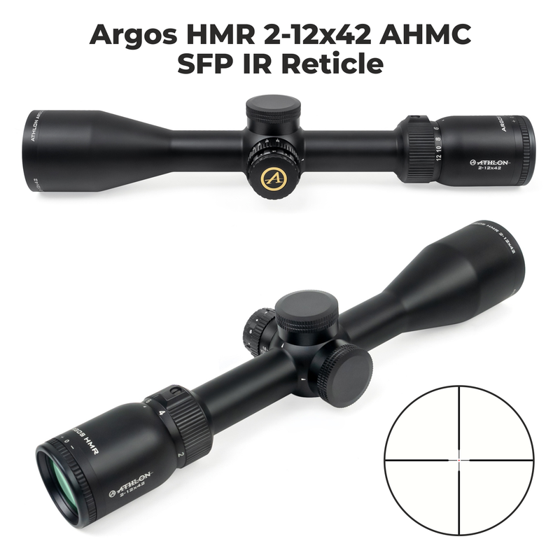 Athlon Argos HMR 2-12×42 AHMC SFP MOA AirRifle Riflescope with Wearable4U Lens Cleaning Pen Bundle