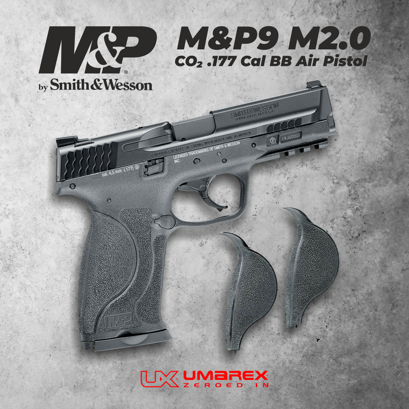Umarex Smith & Wesson M&P9 M2.0 .177 Caliber Blowback Action BB Air Pistol with Included Bundle