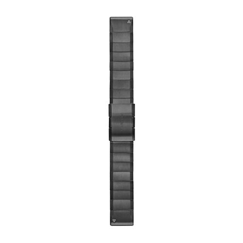 Garmin 010-12740-02 Quickfit 22 Watch Band - Carbon Gray DLC Titanium - Accessory Band for Fenix 5 Plus/Fenix 5