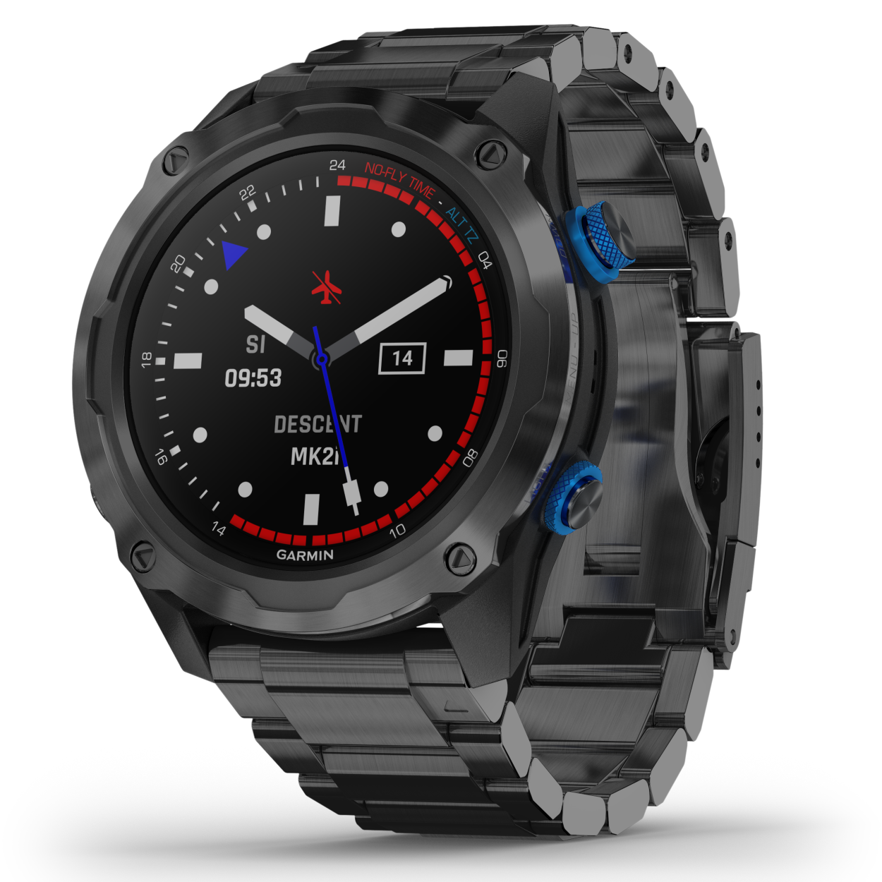 Garmin Descent Mk2i Descent T1 Bundle with Dive Computer – Sports