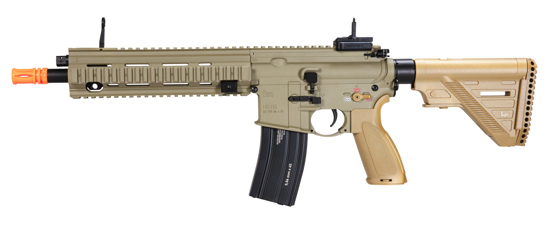 Umarex HK 416 A5 Comp AEG BB Green/Brown Airsoft Rifle (2275057) – Sports  and Gadgets