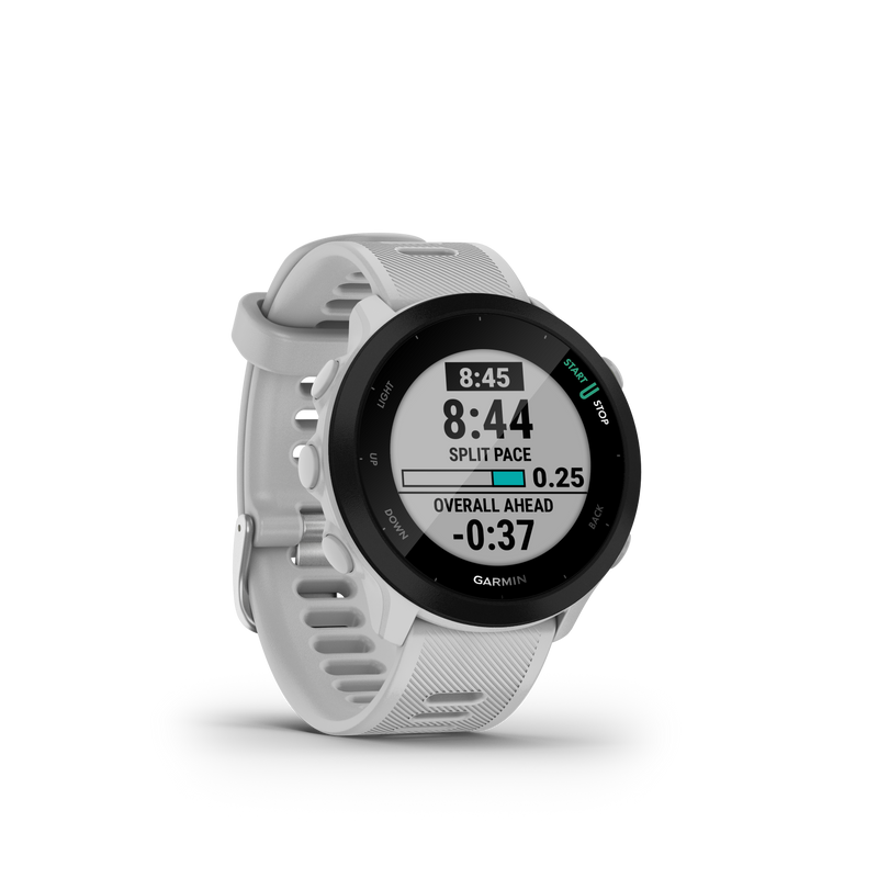 Garmin Forerunner 55 GPS Running Watch with Daily Suggested Workouts with Wearable4U  Bundle