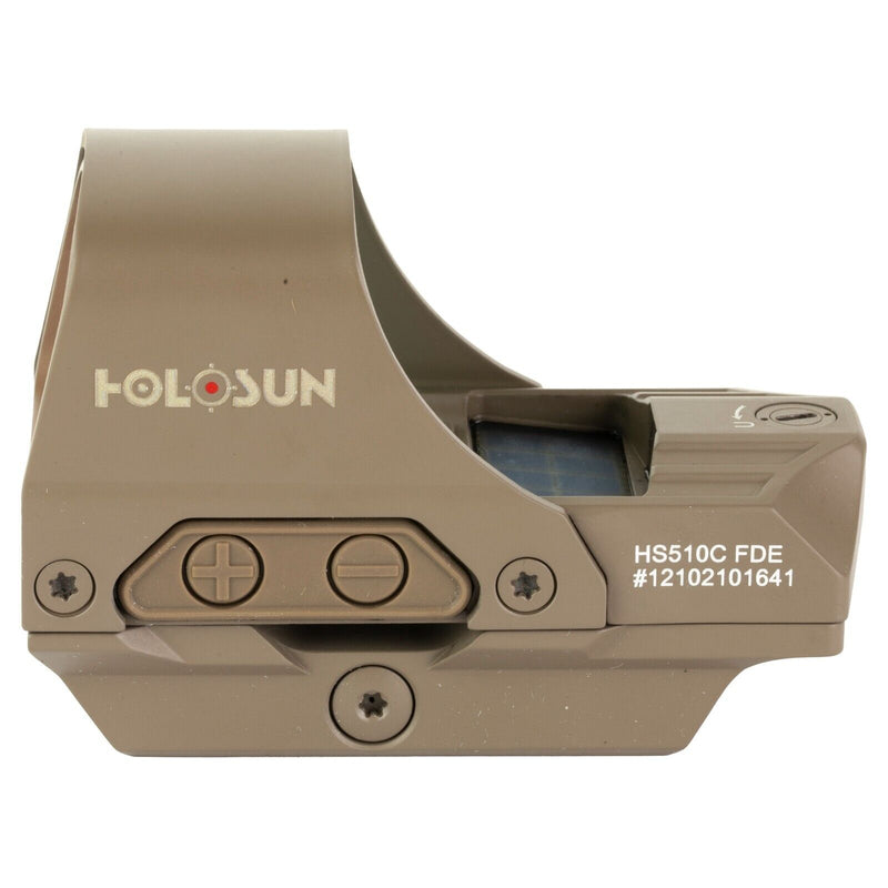 Holosun HS510C-FDE-R Multi-Reticle Aluminum Open Reflex Red Dot Sight