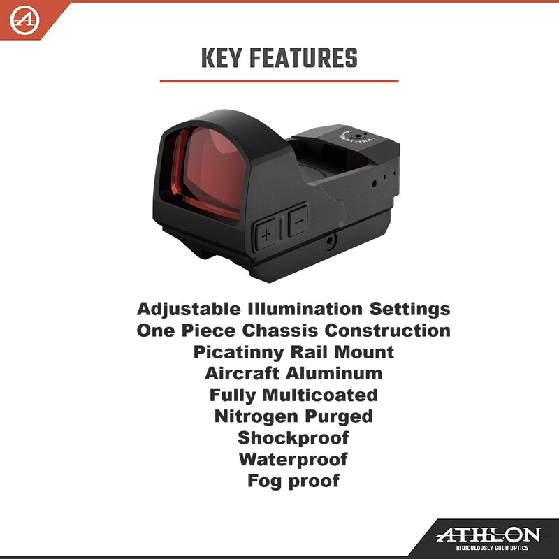 Athlon Midas LE Red Dot Sight with Wearable4U Lens Cleaning Pen Bundle