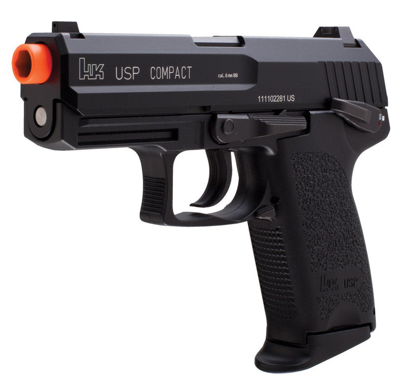 Umarex H&K USP Compact GBB Airsoft Pistol with Green Gas and Extra 22rds Mag and Wearable4U Pack of 1000 6mm BBs Bundle