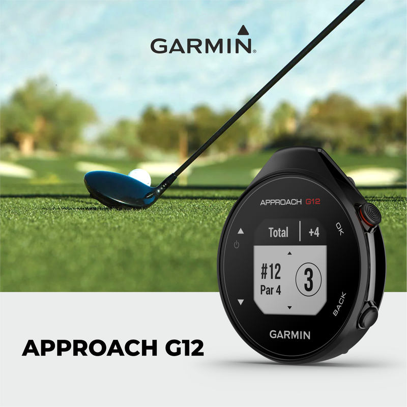 Garmin Approach G12 Premium GPS Golf Range Finder with 3 Golf Balls Bundle