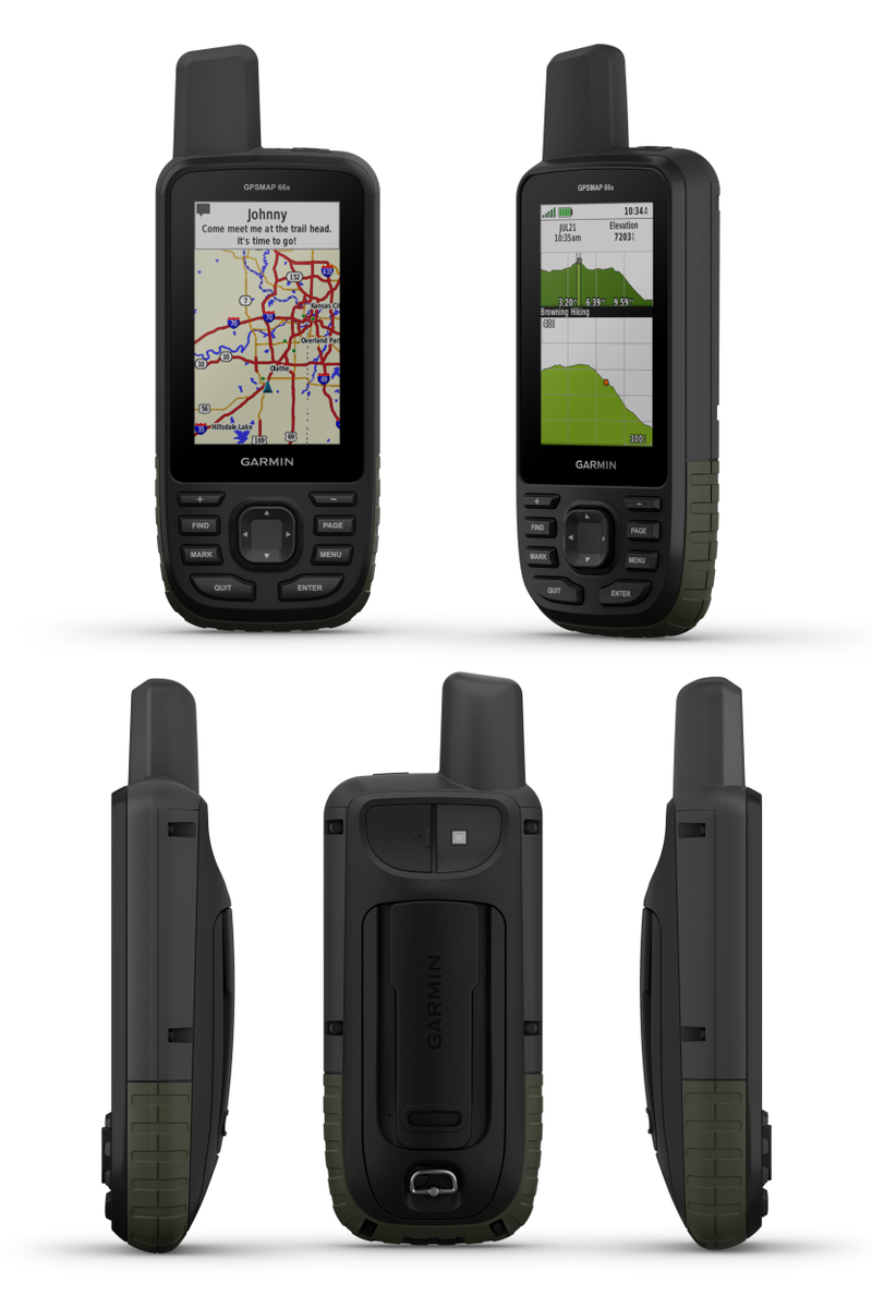 Garmin GPSMAP 66s GPS Multisatellite Handheld with Sensors NO TOPO Maps