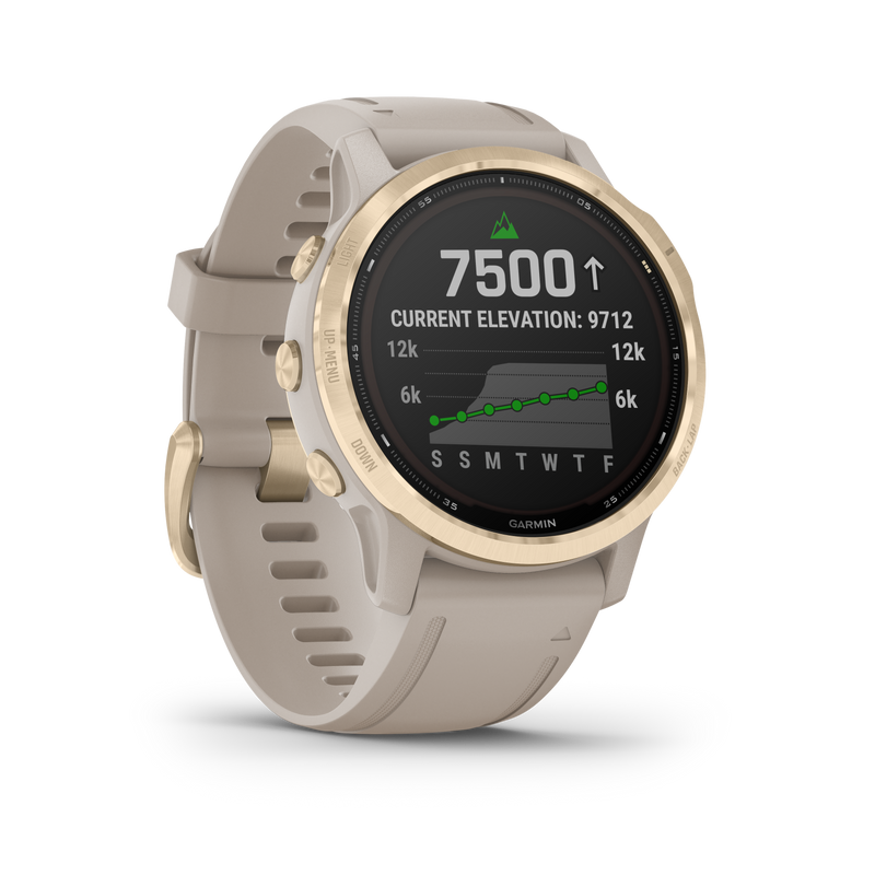 Garmin Fenix 6S Pro Solar, Women of Adventure, Premium Multisport GPS Watches with Wearable4U Bundle